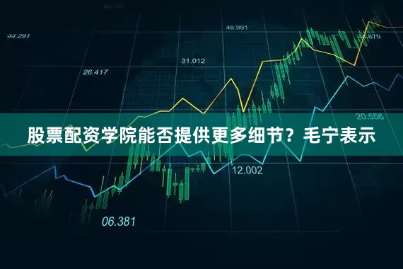 股票配资学院能否提供更多细节？毛宁表示